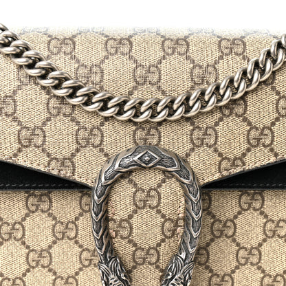 Gucci GG Supreme Monogram Small Dionysus Shoulder Bag Black 8 of 11