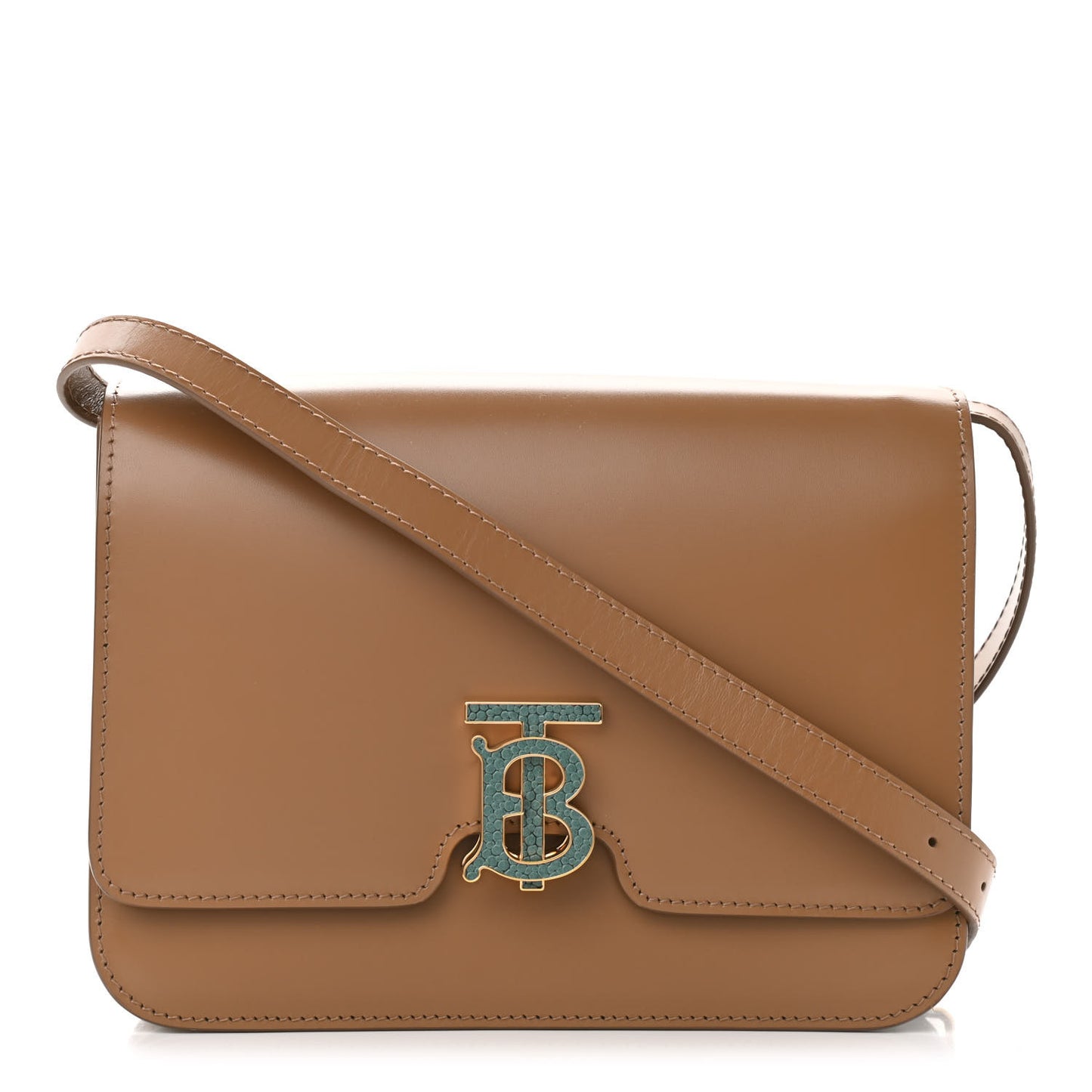 Calfskin Medium TB Bag Brown