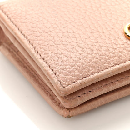 Gucci Dollar Calfskin GG Marmont Card Case Perfect Pink 7 of 9