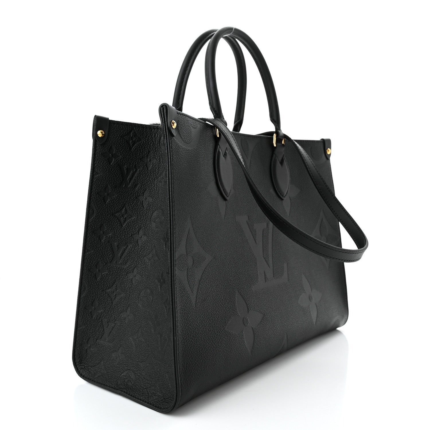 Louis Vuitton Empreinte Monogram Giant Onthego MM Black 3 of 10