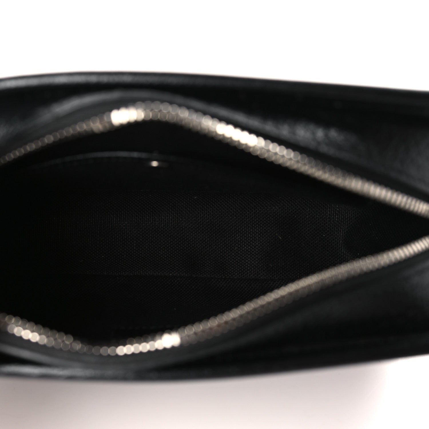 Gucci Monogram Jumbo GG Textured Dollar Calfskin Web Mini Crossbody Bag Black 5 of 9