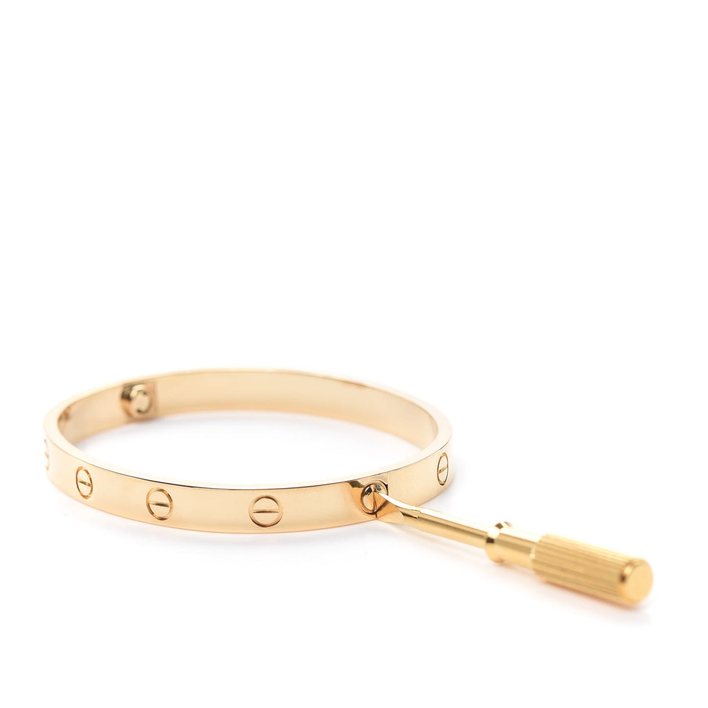 18K Yellow Gold LOVE Bracelet 17