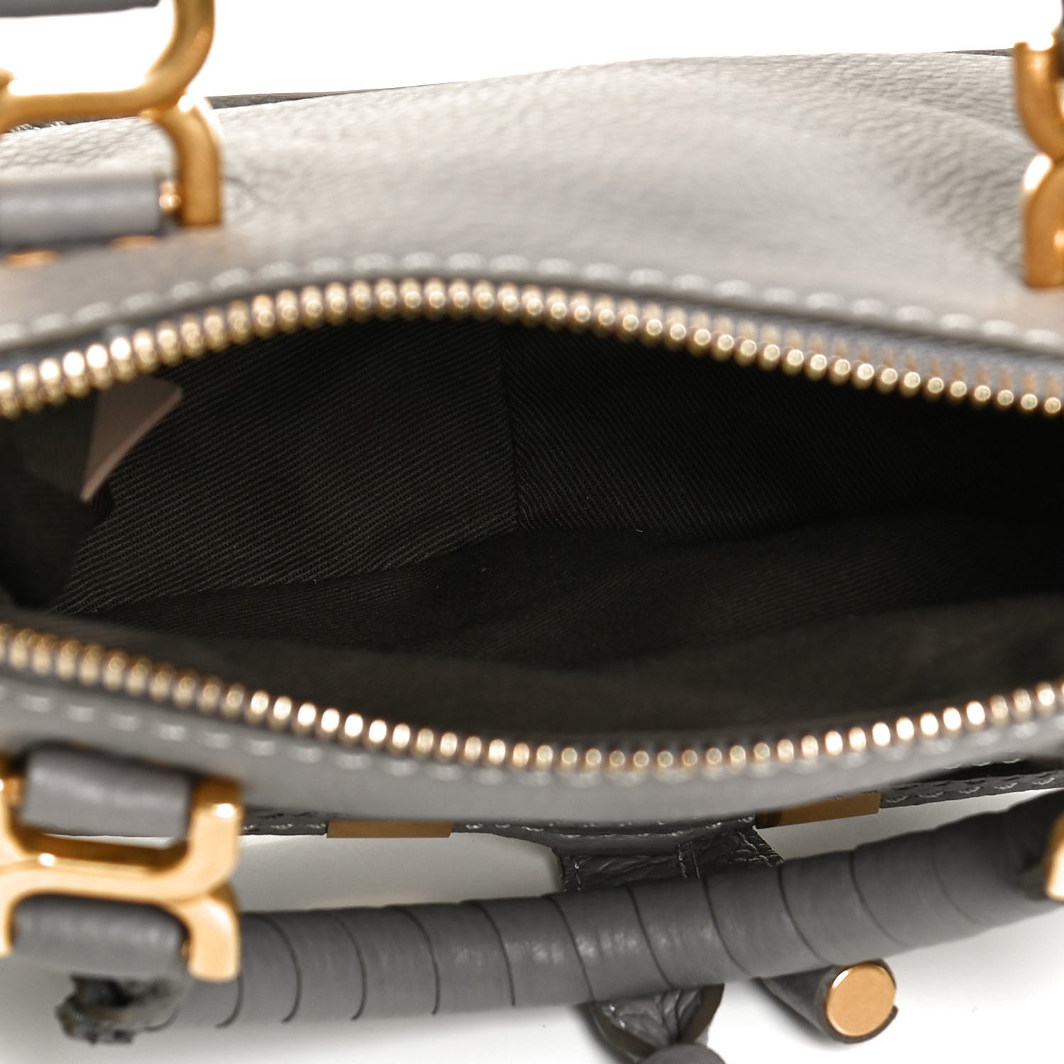 Chloe Calfskin Mini Marcie Satchel Cashmere Grey 6 of 13