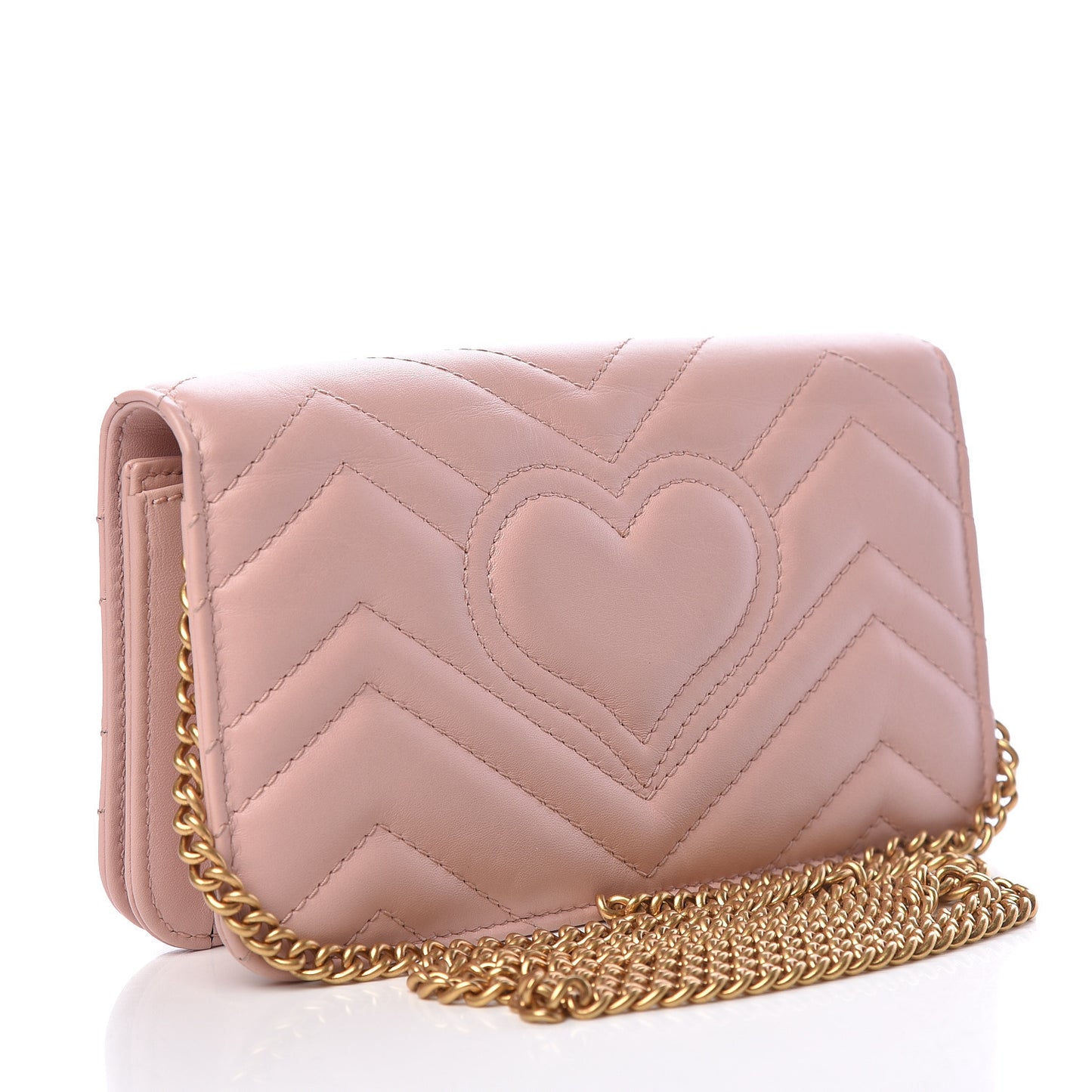 Calfskin Matelasse GG Marmont Mini Bag Perfect Pink