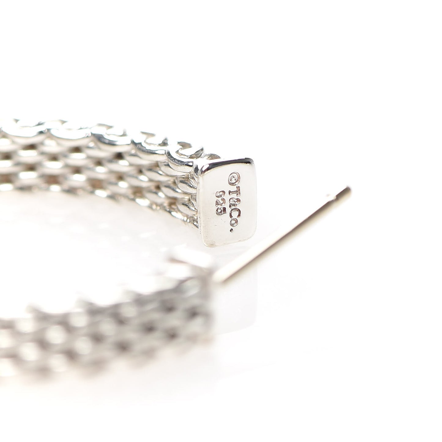Sterling Silver Narrow Somerset Hoop Earrings