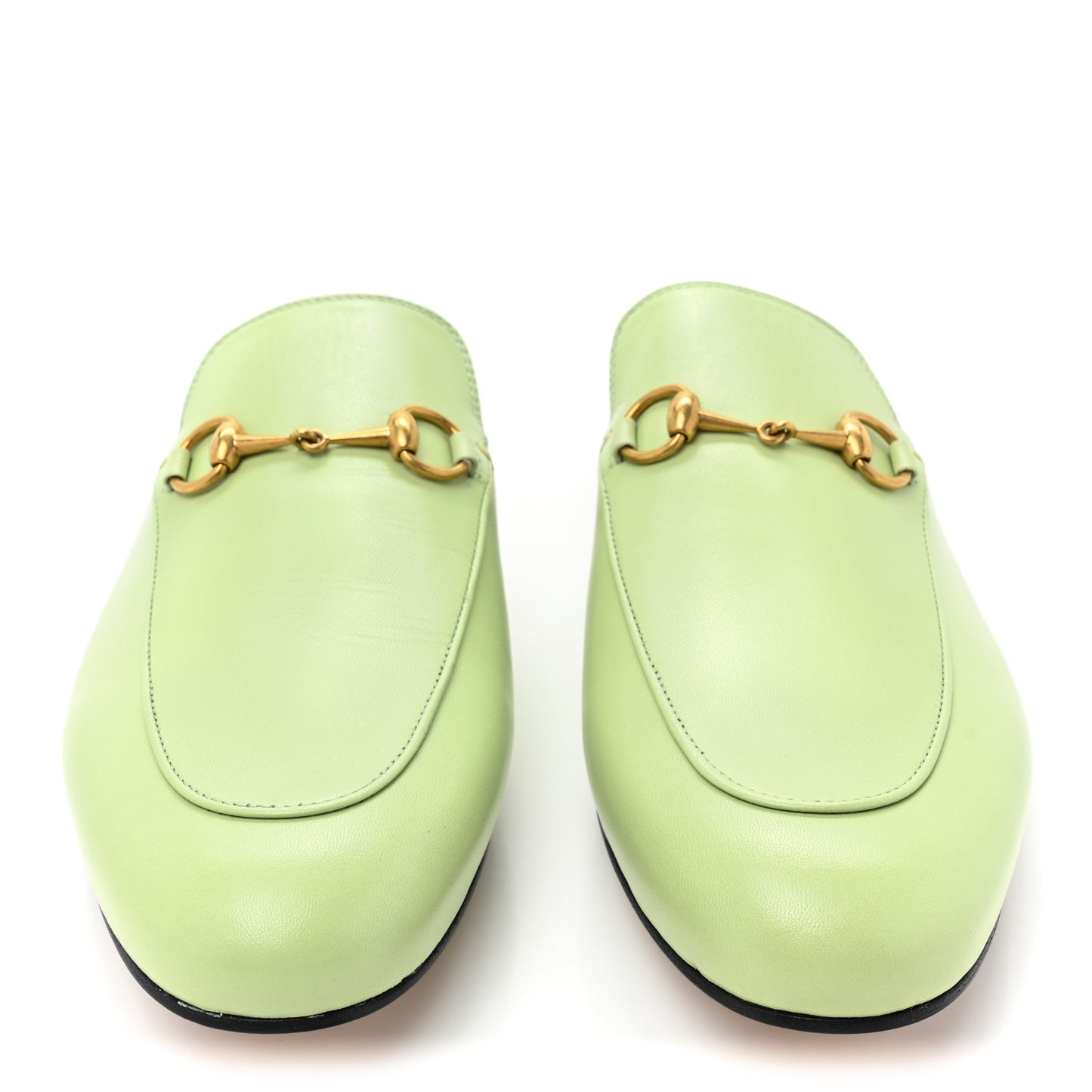 Malaga Kid Womens Princetown Slippers 40 Pistachio Green