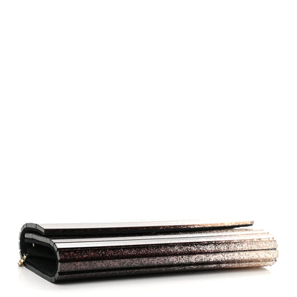 Jimmy Choo Acrylic Glitter Sweetie Clutch Black Champagne 4 of 9