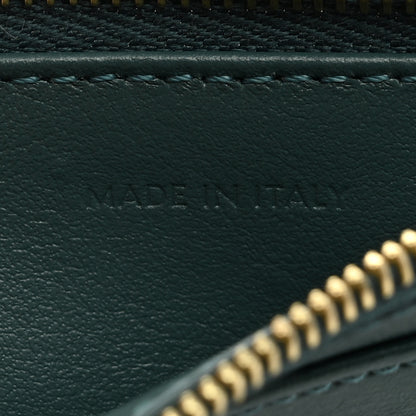 Celine Shiny Calfskin Zipped Card Holder Green 6 of 7