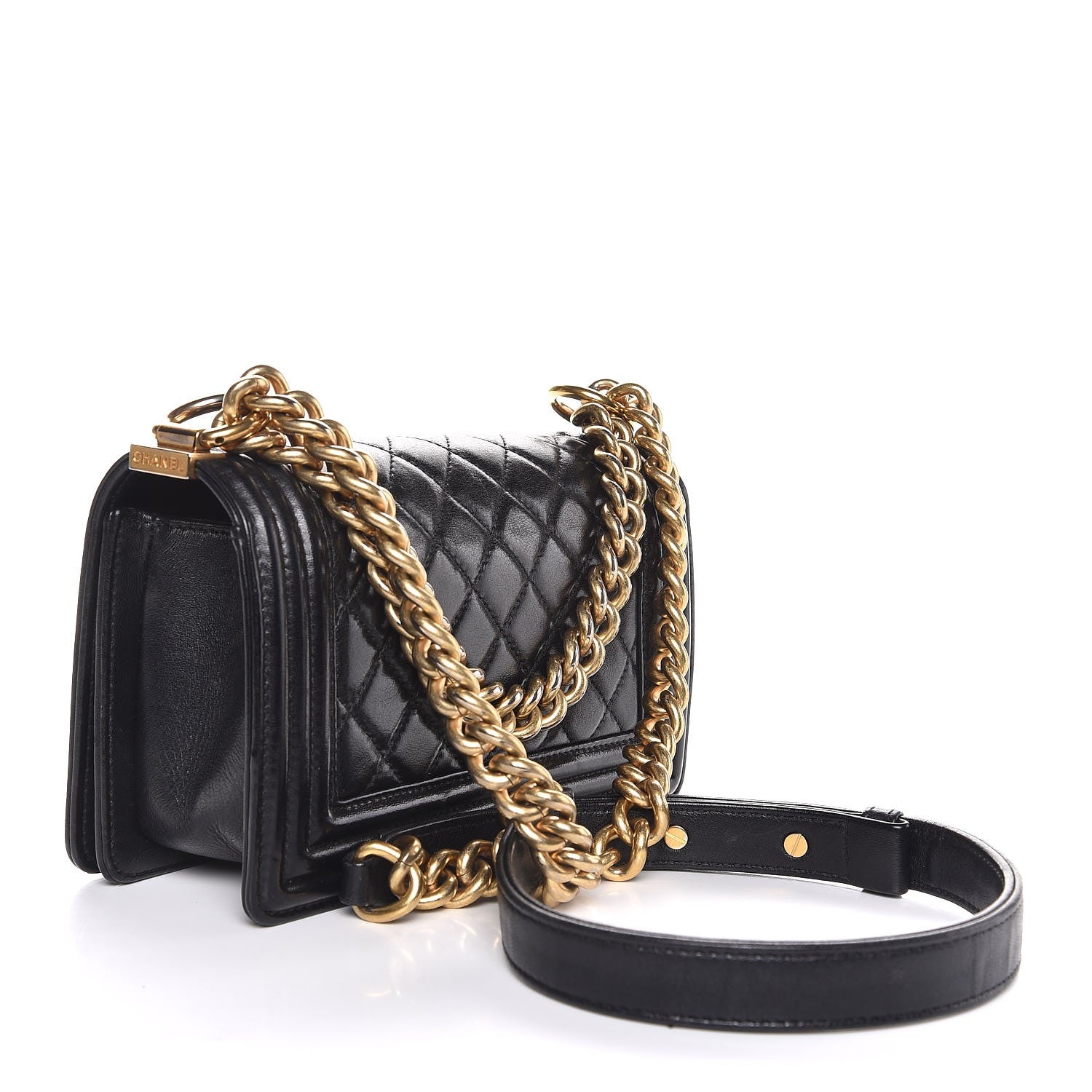 Chanel Calfskin Quilted Small Boy Flap Black 3 of 8