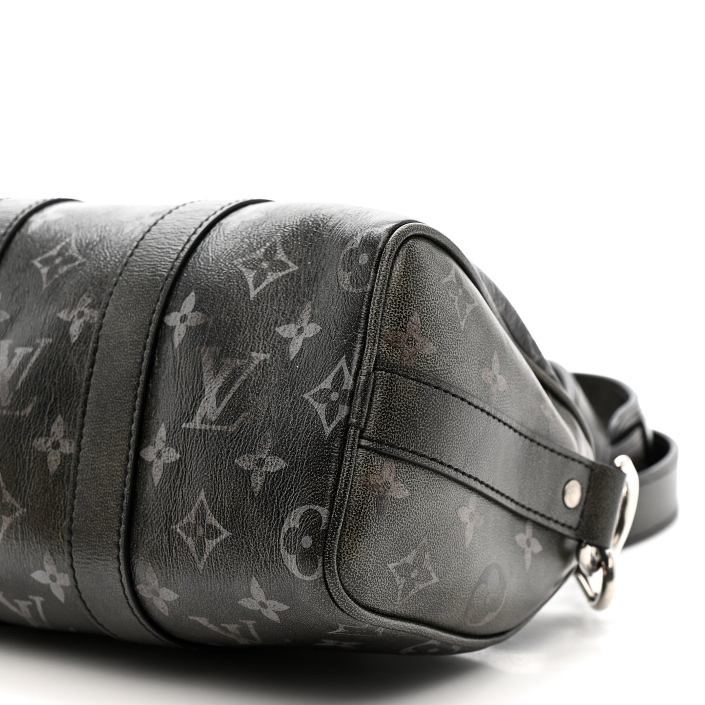 Brushed Monogram Eclipse Keepall Bandouliere 25
