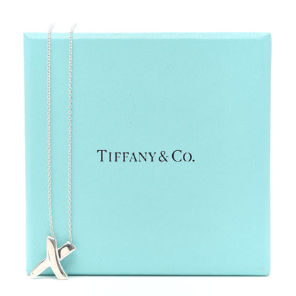 Tiffany Sterling Silver Paloma Picasso Graffiti X Pendant Necklace 5 of 5