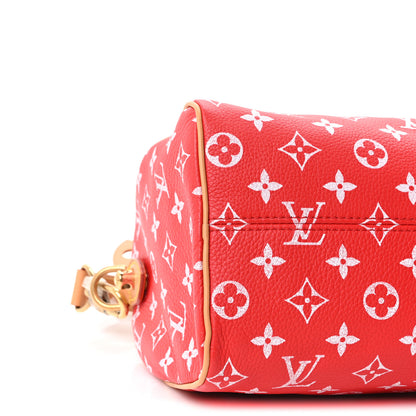 Louis Vuitton Soft Calfskin Monogram Speedy P9 Bandouliere 25 Red 8 of 9