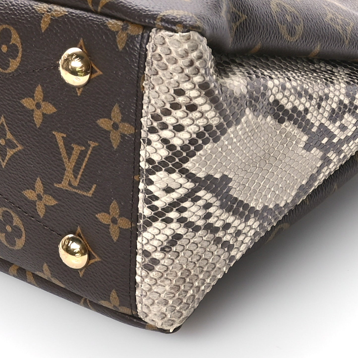 Snakeskin Monogram Pallas Black