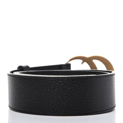 Gucci Textured Calfskin Double G 40mm Belt 85 34 Black 2 of 8