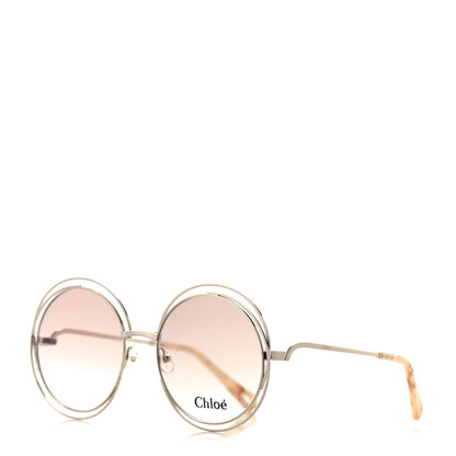 Chloe Oversized Round Carlina Oversized Round Sunglasses CE114ST Gold 1 of 7