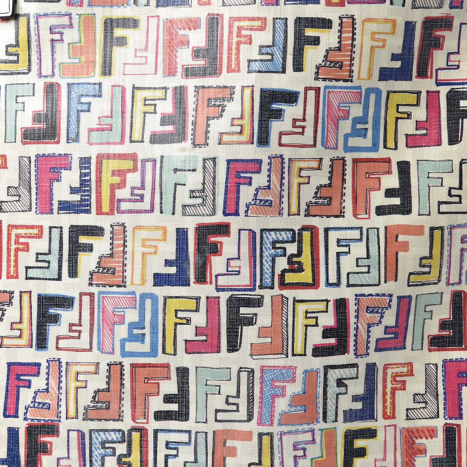 Fendi Zucca Spalmati FF Multicolor Carry On Luggage White Multicolor 7 of 13