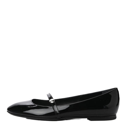 Louis Vuitton Patent Uniformes Ballet Flats 37.5 Black 1 of 8