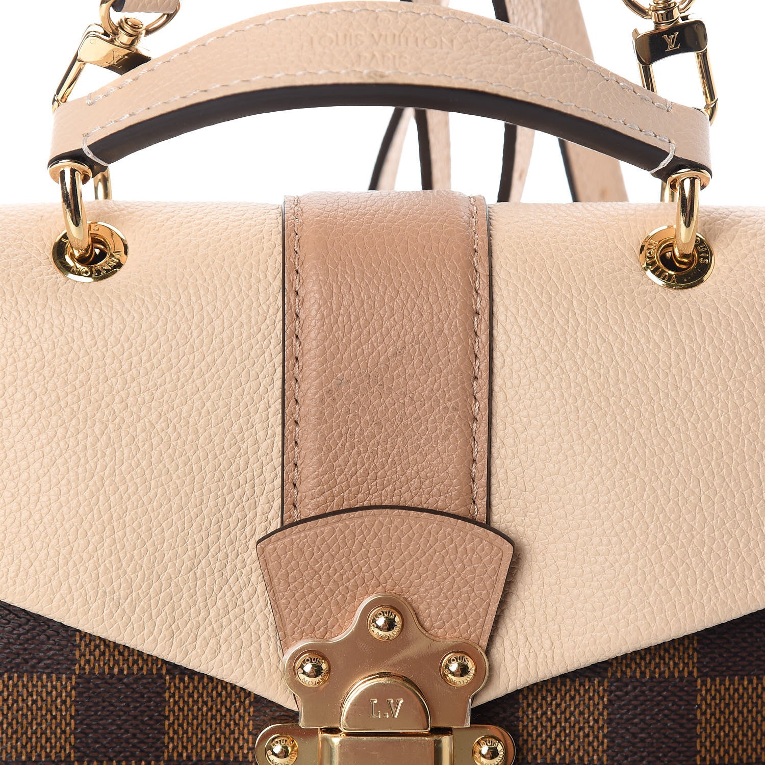 Louis Vuitton Damier Ebene Clapton Backpack Creme 9 of 10