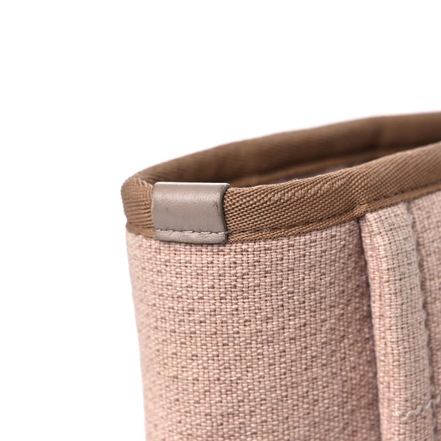 Canvas Small Deauville Tote Beige