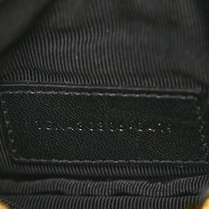Saint Laurent Calfskin Matelasse Monogram Key Pouch Black 7 of 7