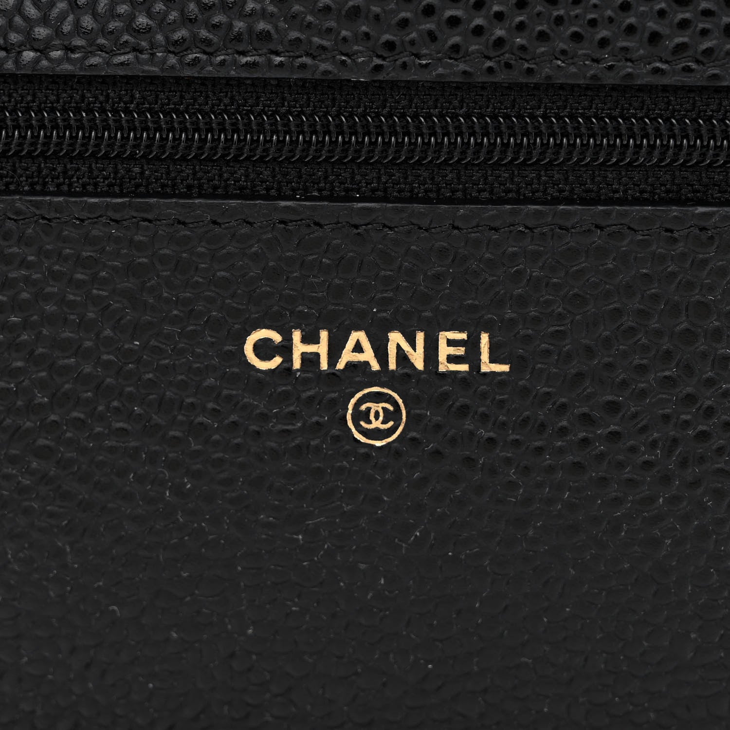 Chanel Caviar Quilted Wallet on Chain WOC Black 6 of 15