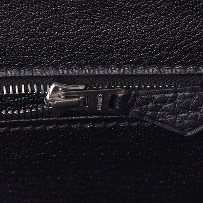 Hermes Taurillon Clemence Birkin 30 Black 12 of 42