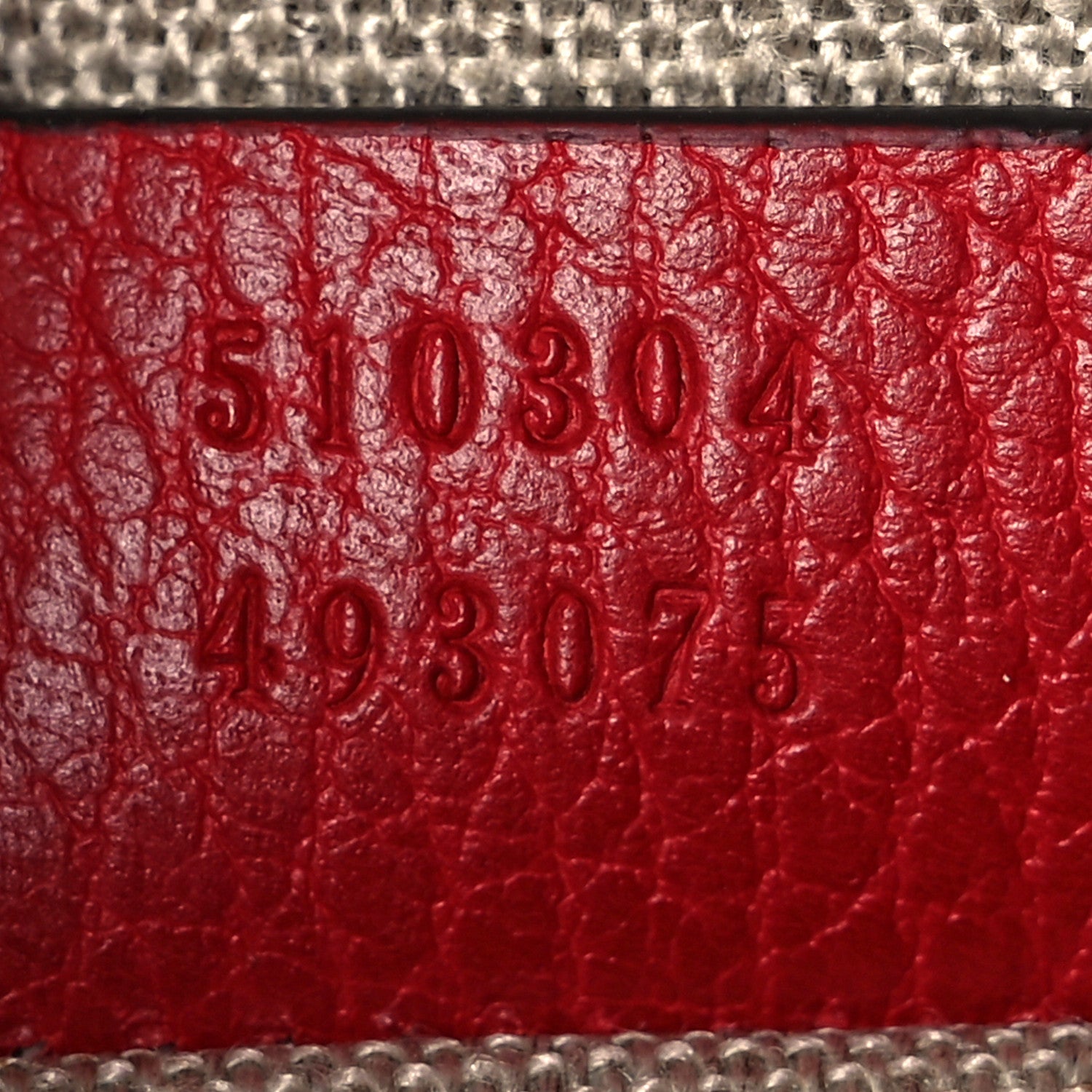 Gucci Dollar Calfskin Small Interlocking G Shoulder Bag Red 7 of 11