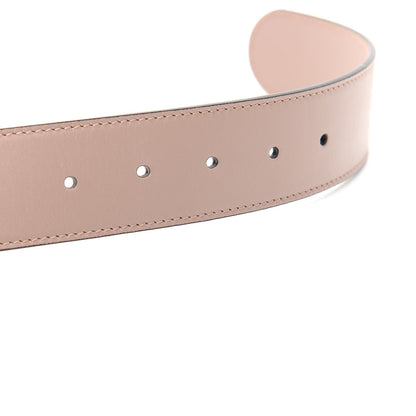 Gucci Calfskin Double G 40mm Belt 85 34 Porcelain Rose 3 of 5