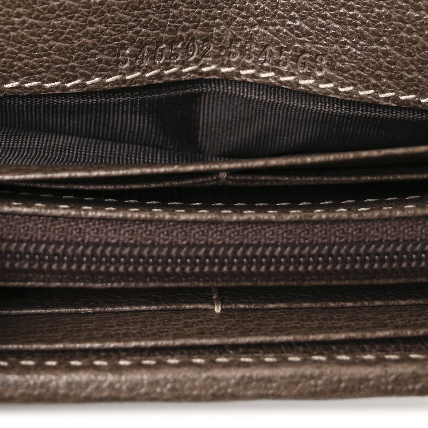 GG Supreme Monogram Web Ophidia Wallet On Chain Brown