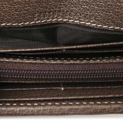 Gucci GG Supreme Monogram Web Ophidia Wallet On Chain Brown 6 of 12