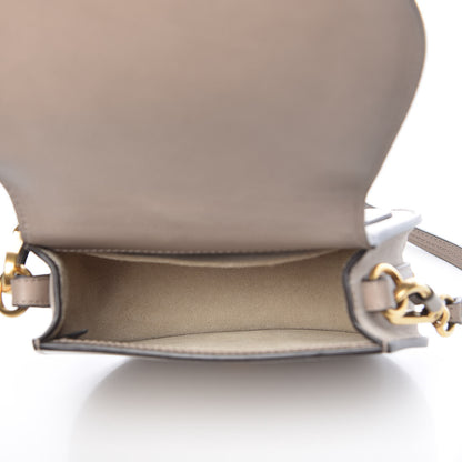 Chloe Calfskin Suede Small Nile Bracelet Bag Motty Grey 5 of 9