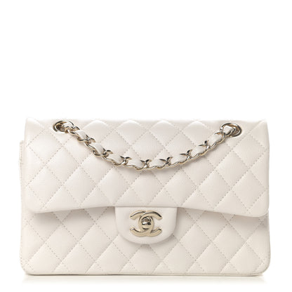 Chanel Caviar Quilted Small Double Flap White 1 of 11