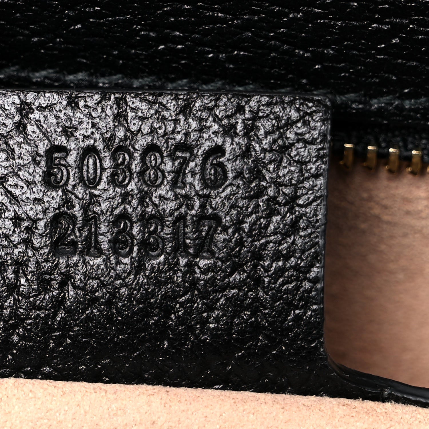 Gucci Textured Calfskin Web Medium Ophidia Chain Shoulder Bag Black 7 of 15