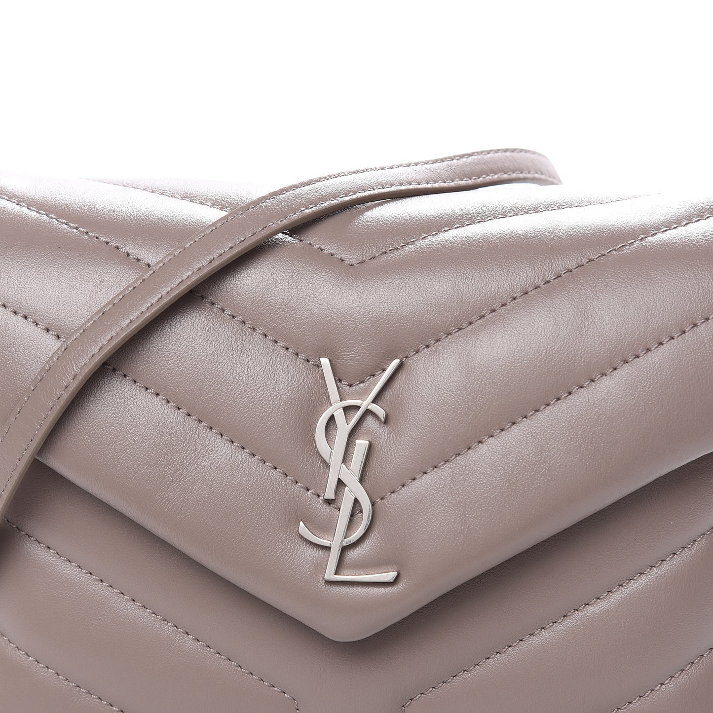 Calfskin Y Quilted Toy Loulou Monogram Satchel Nude Powder