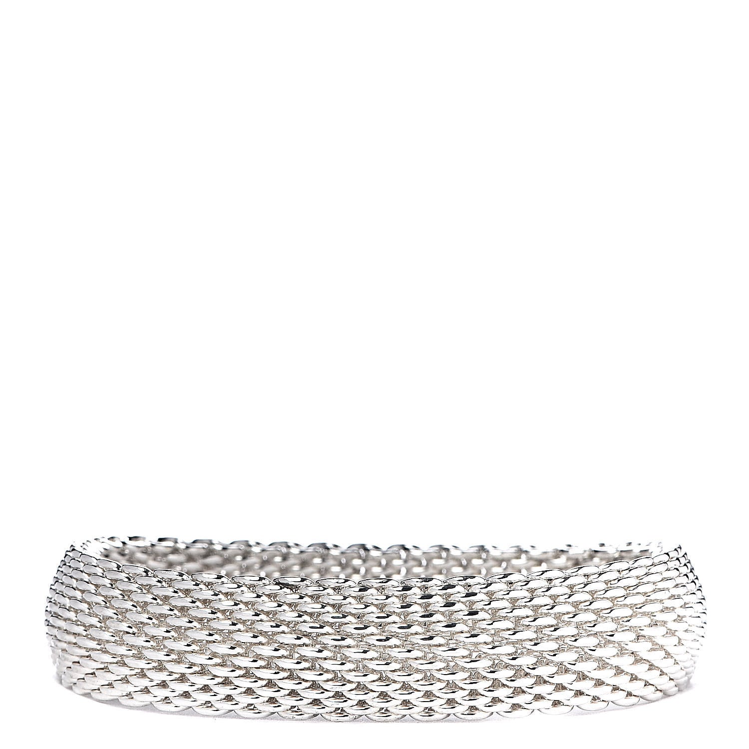 Tiffany Sterling Silver Somerset Mesh Bracelet 1 of 4