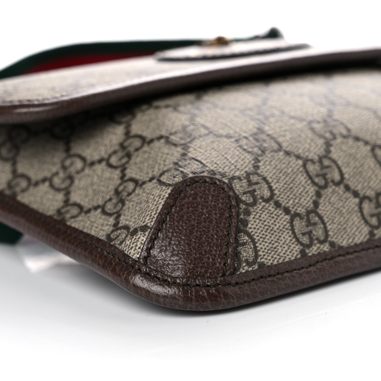 Gucci GG Supreme Monogram Neo Vintage Web Belt Bag Brown 8 of 13