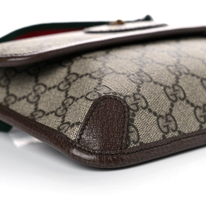 Gucci GG Supreme Monogram Neo Vintage Web Belt Bag Brown 8 of 13