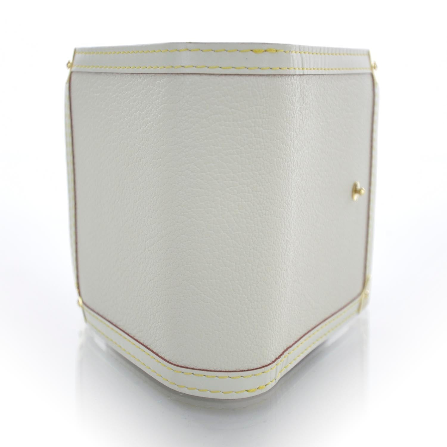 Louis Vuitton Suhali Compact Zipped Wallet White 5 of 9