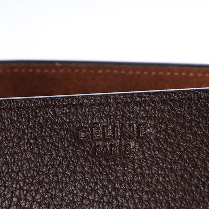 Celine Shiny Grained Calfskin Medium Phantom Luggage Brown 8 of 8
