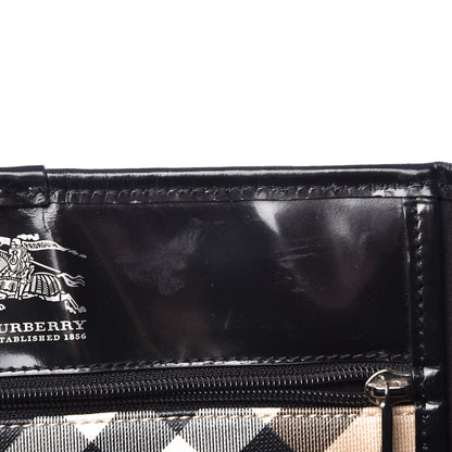 Burberry Nova Check Large Nickie Tote Black 9 of 17