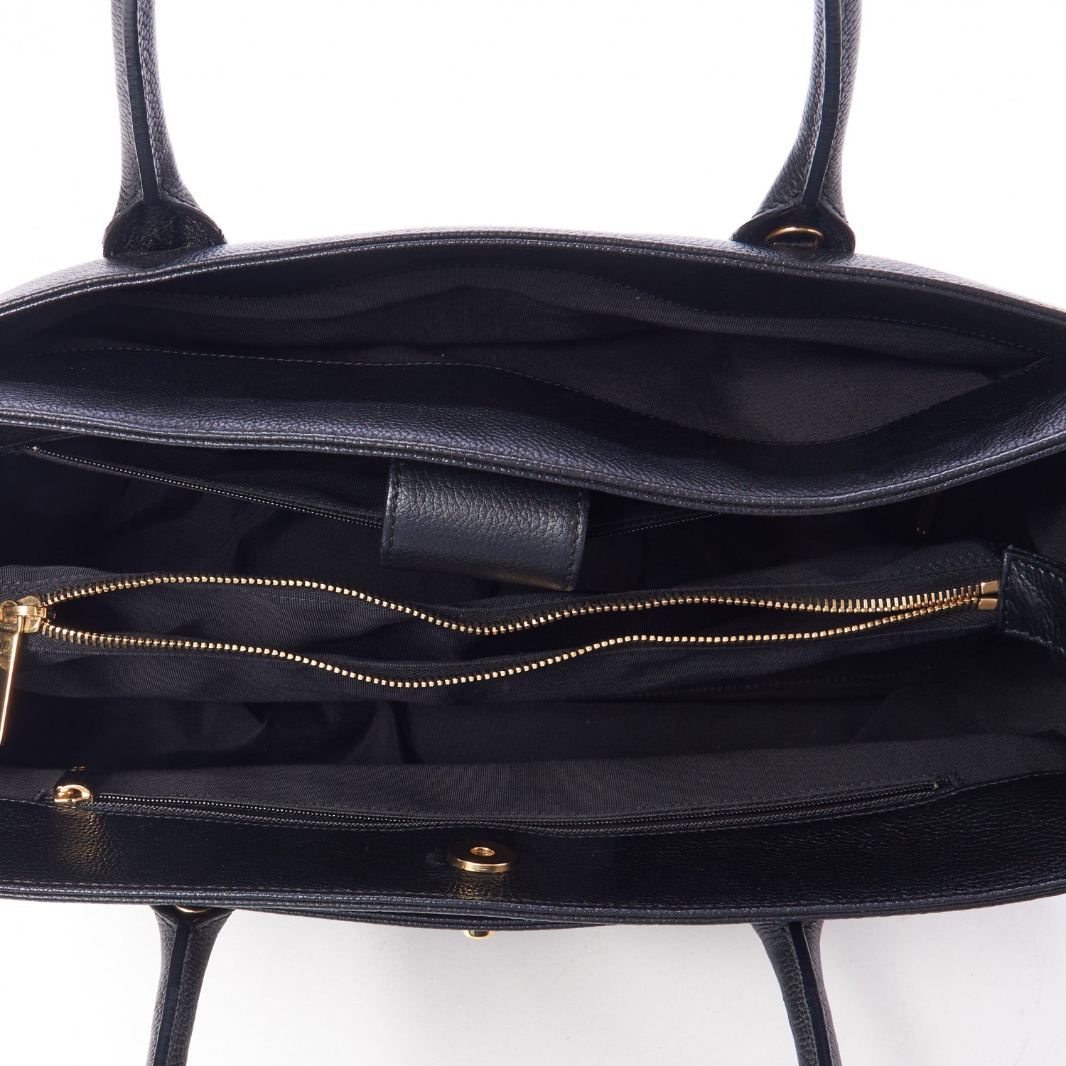 Chanel Calfskin Cerf Executive Shopper Tote Black 7 of 10