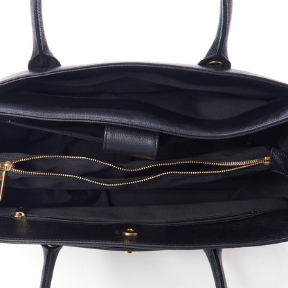 Chanel Calfskin Cerf Executive Shopper Tote Black 7 of 10