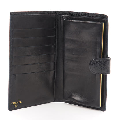 Chanel Caviar Timeless CC French Wallet Black 5 of 7