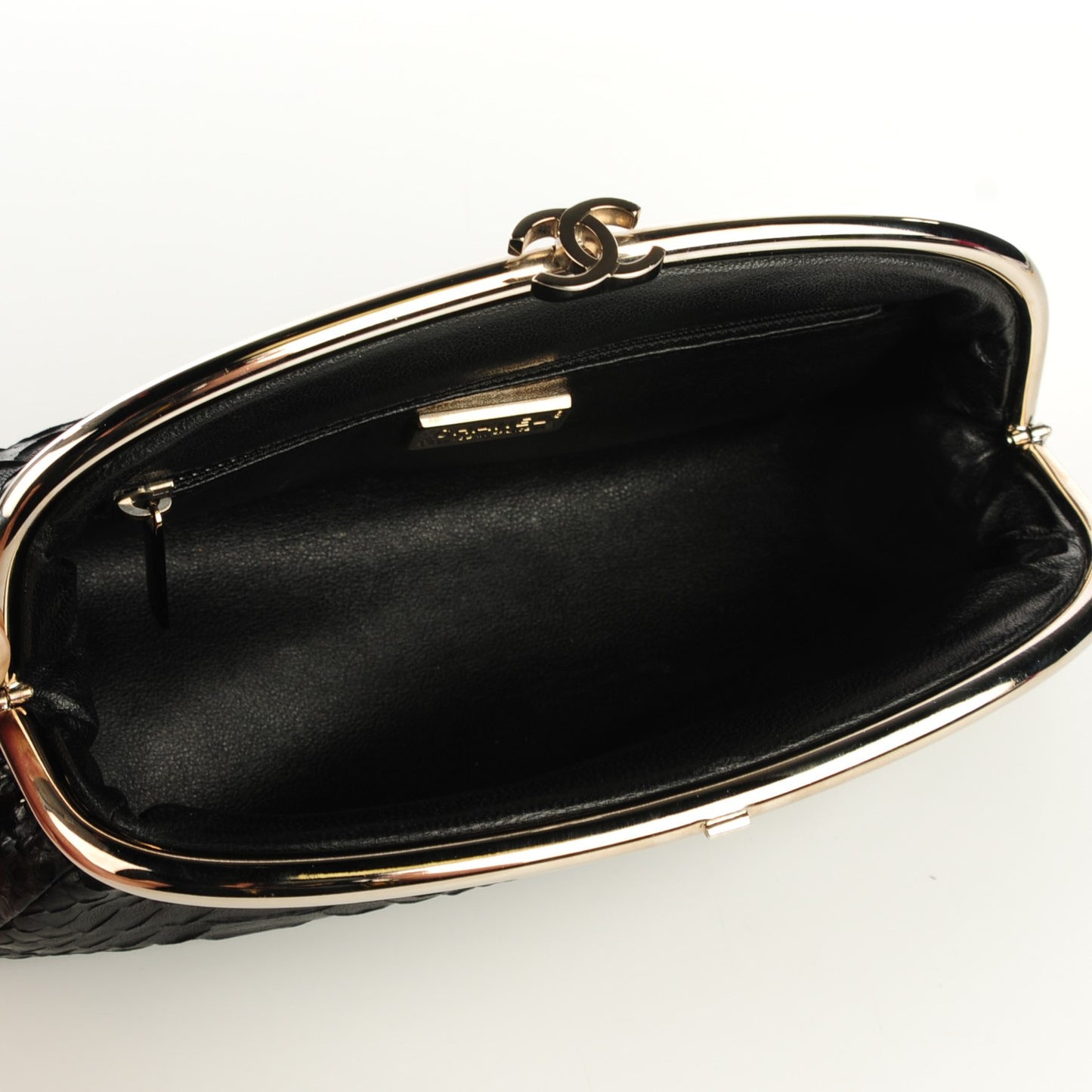 Python Timeless Clutch Black