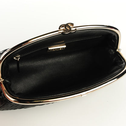 Chanel Python Timeless Clutch Black 7 of 7