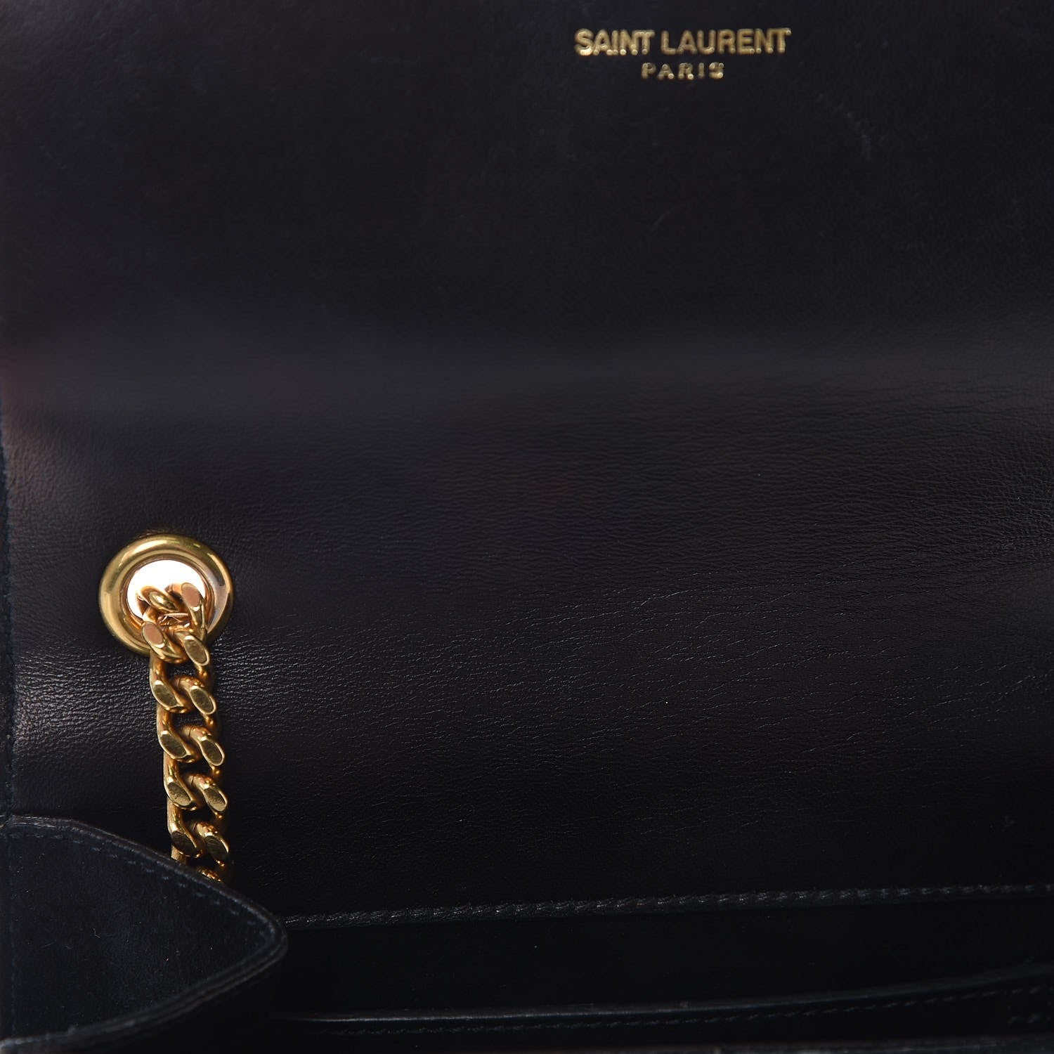 Saint Laurent Suede Small Classic Monogram Kate Tassel Satchel Black 8 of 21