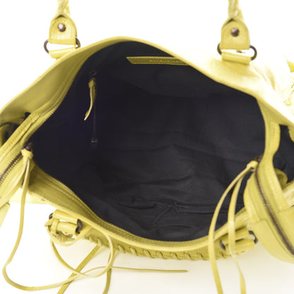 Balenciaga Agneau Classic Hardware Velo Jaune Poussin 6 of 8