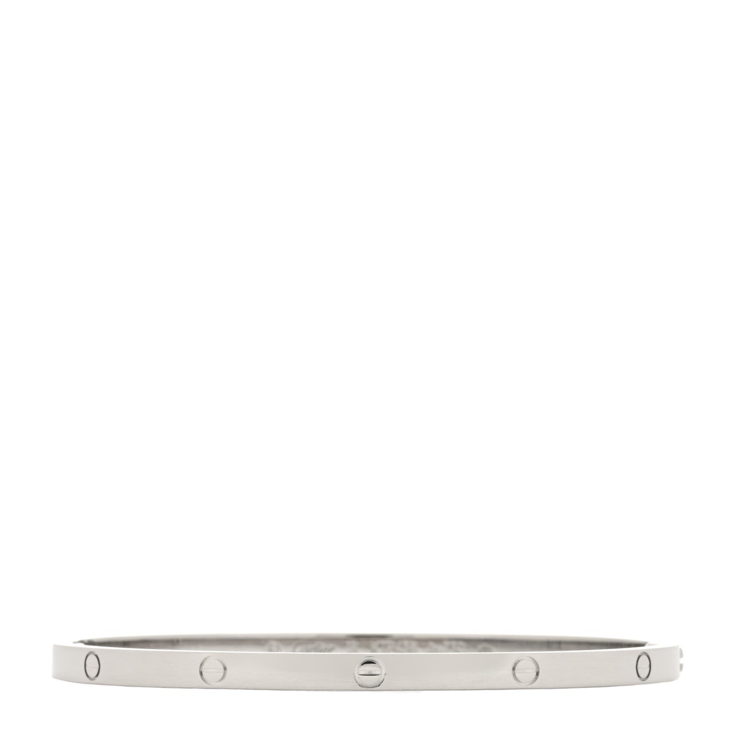 18K White Gold Small LOVE Bracelet 18