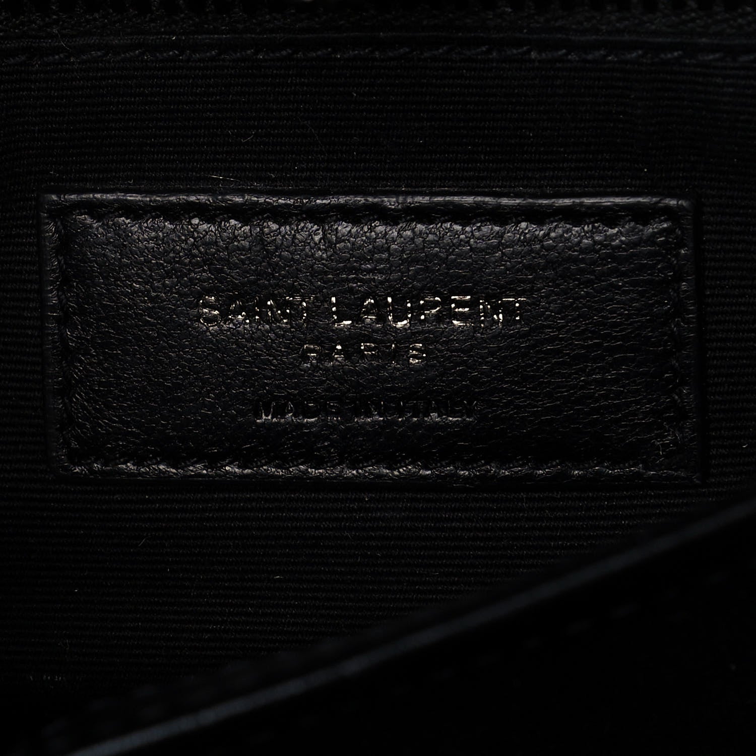 Saint Laurent Calfskin Y Quilted Monogram Toy Loulou Crossbody Bag Black 6 of 18