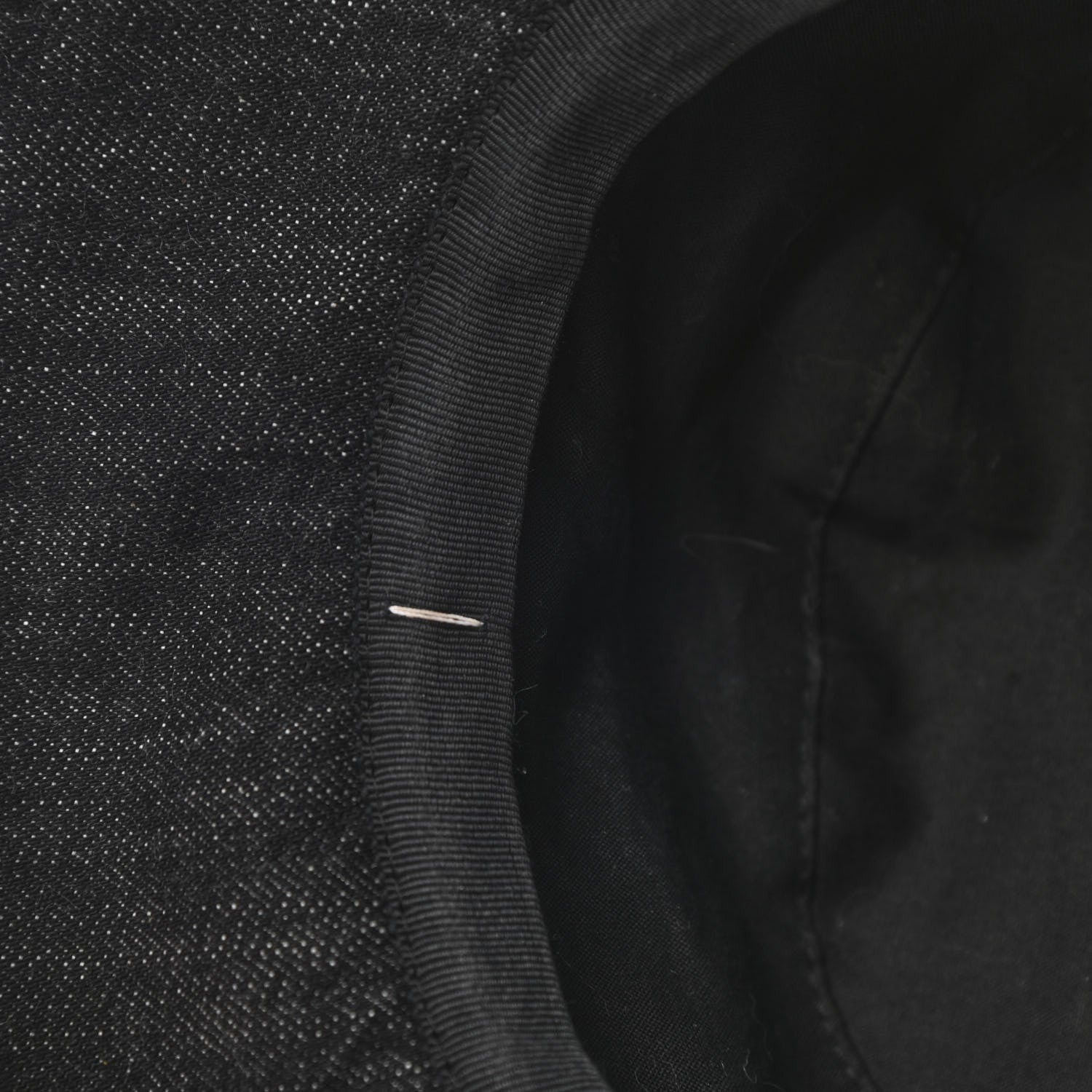 Chanel Denim Logo Bucket Hat L Black 9 of 11